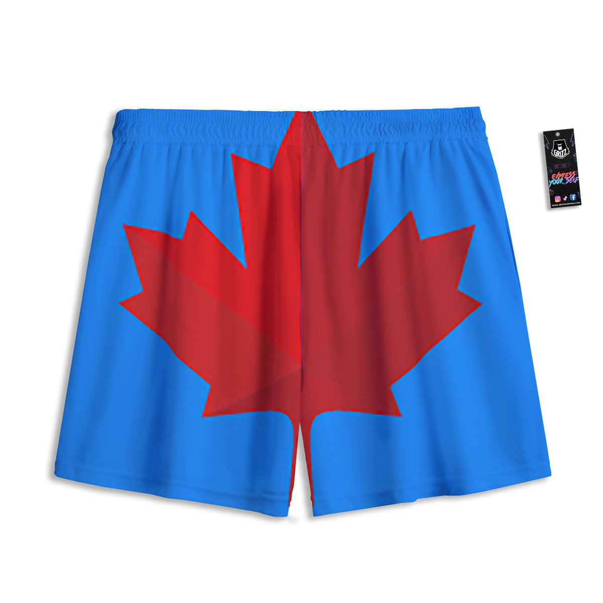 Moving Optical Illusion Dizzy Vortex Mesh Shorts