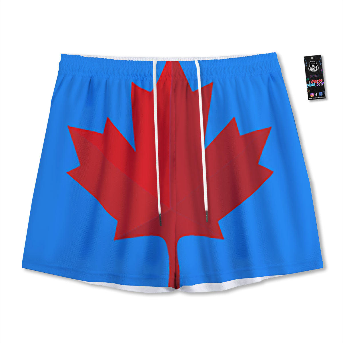 Moving Optical Illusion Dizzy Vortex Mesh Shorts