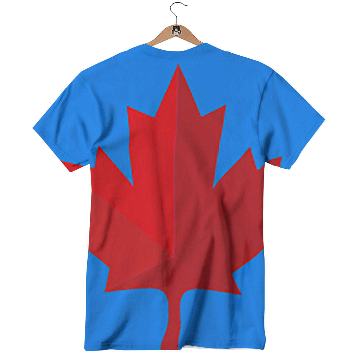 Maple Leaf Autumn Print T-Shirt-grizzshop