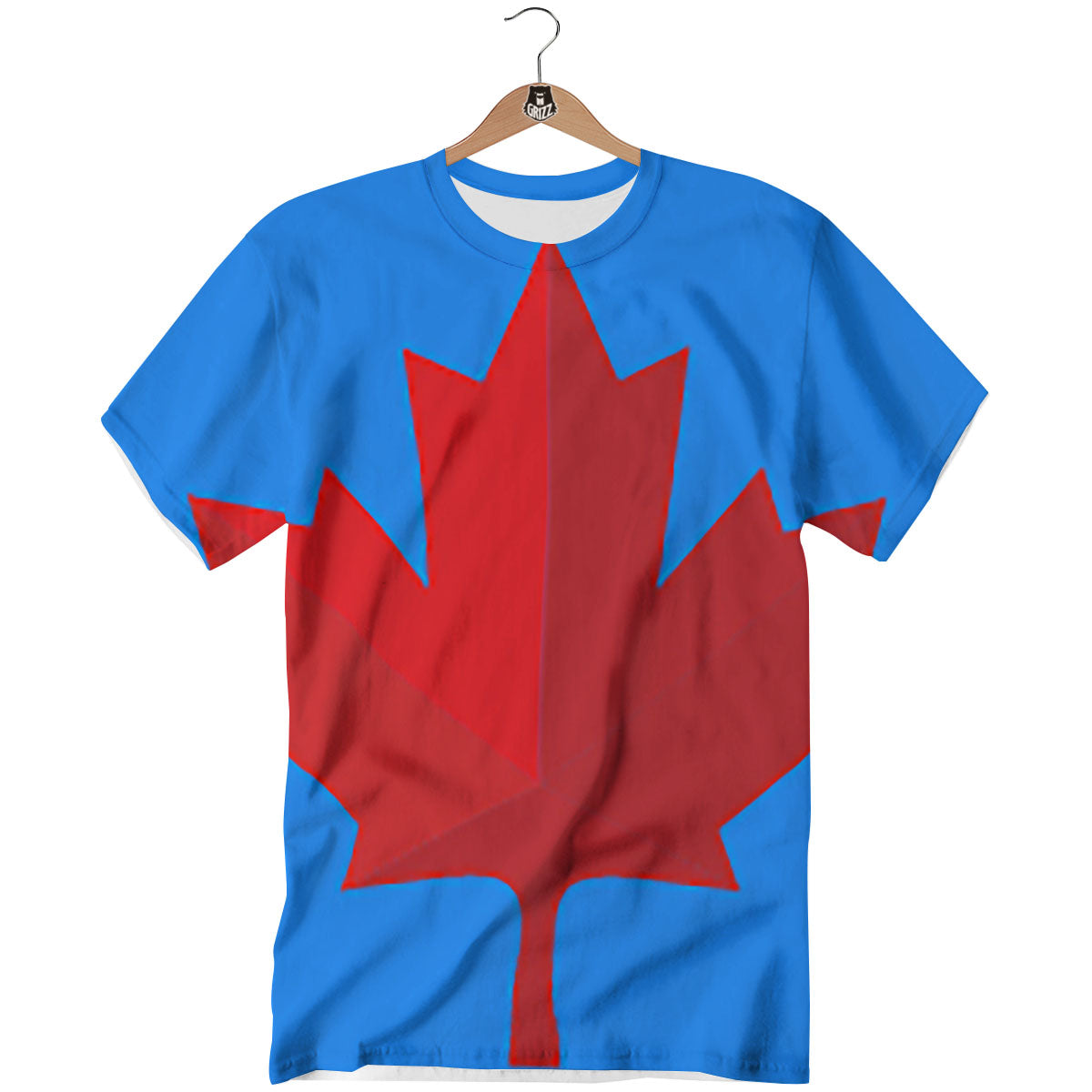 Maple Leaf Autumn Print T-Shirt-grizzshop