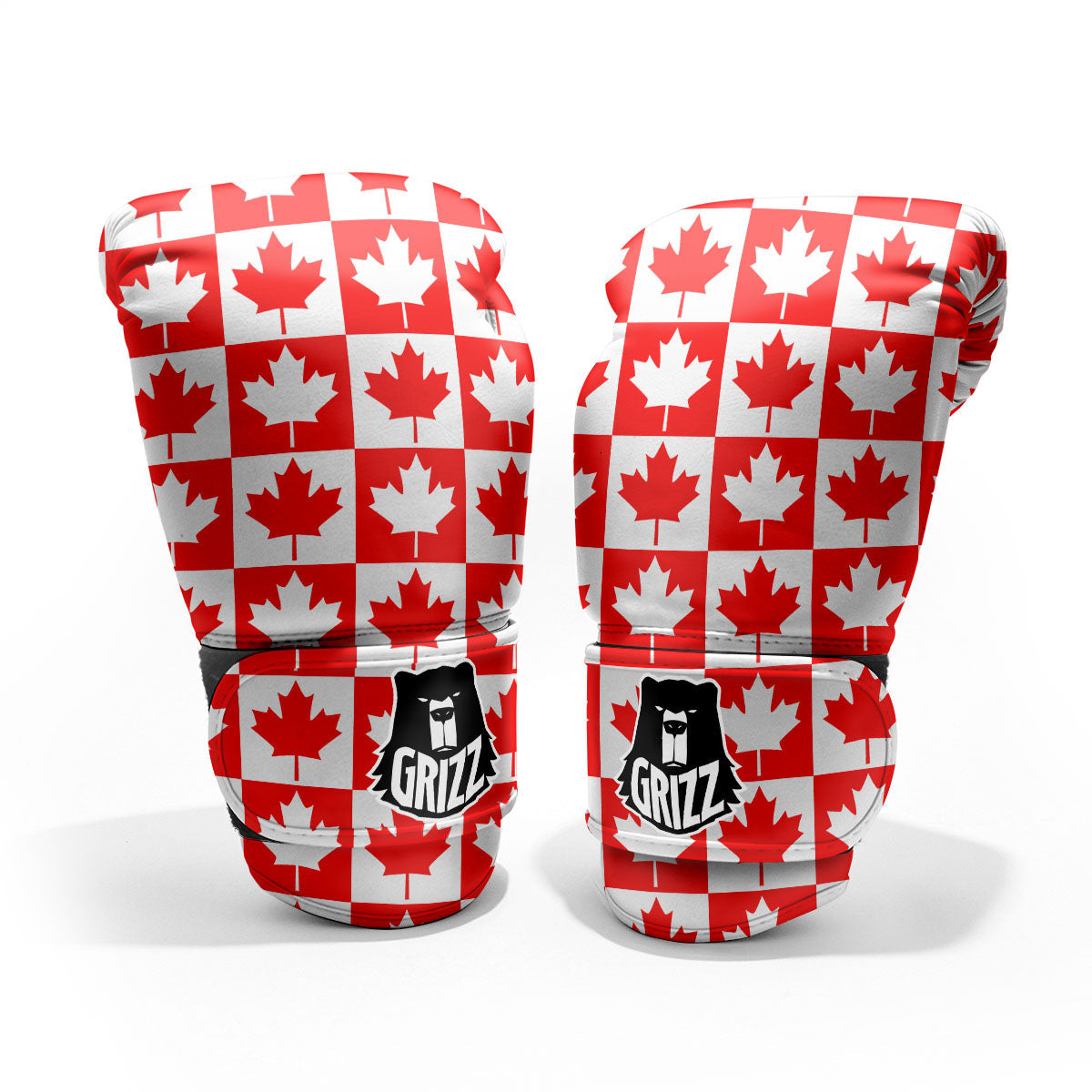 Maple Leaf Canada Print Pattern Pro Boxing Glove