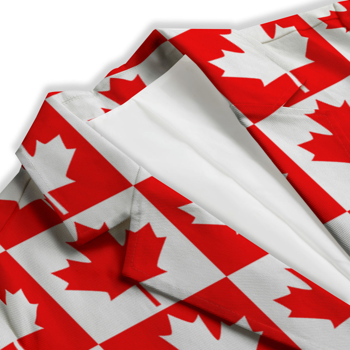 Maple Leaf Canada Print Pattern Women's Blazer-grizzshop