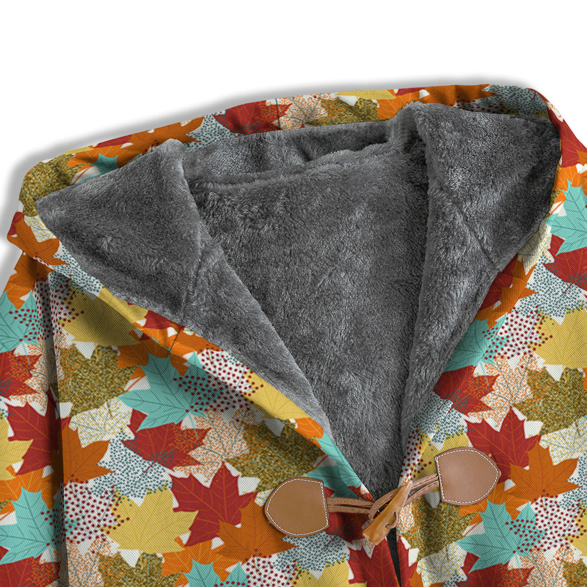Maple Leaf Canadian Print Pattern Men's Windbreaker Jacket-grizzshop