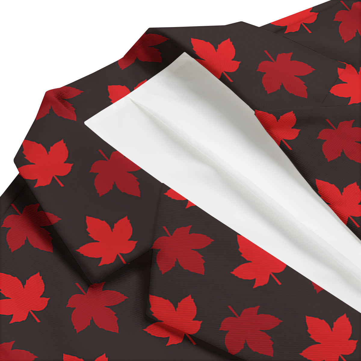Maple Leaves Autumn Print Pattern Men's Blazer-grizzshop