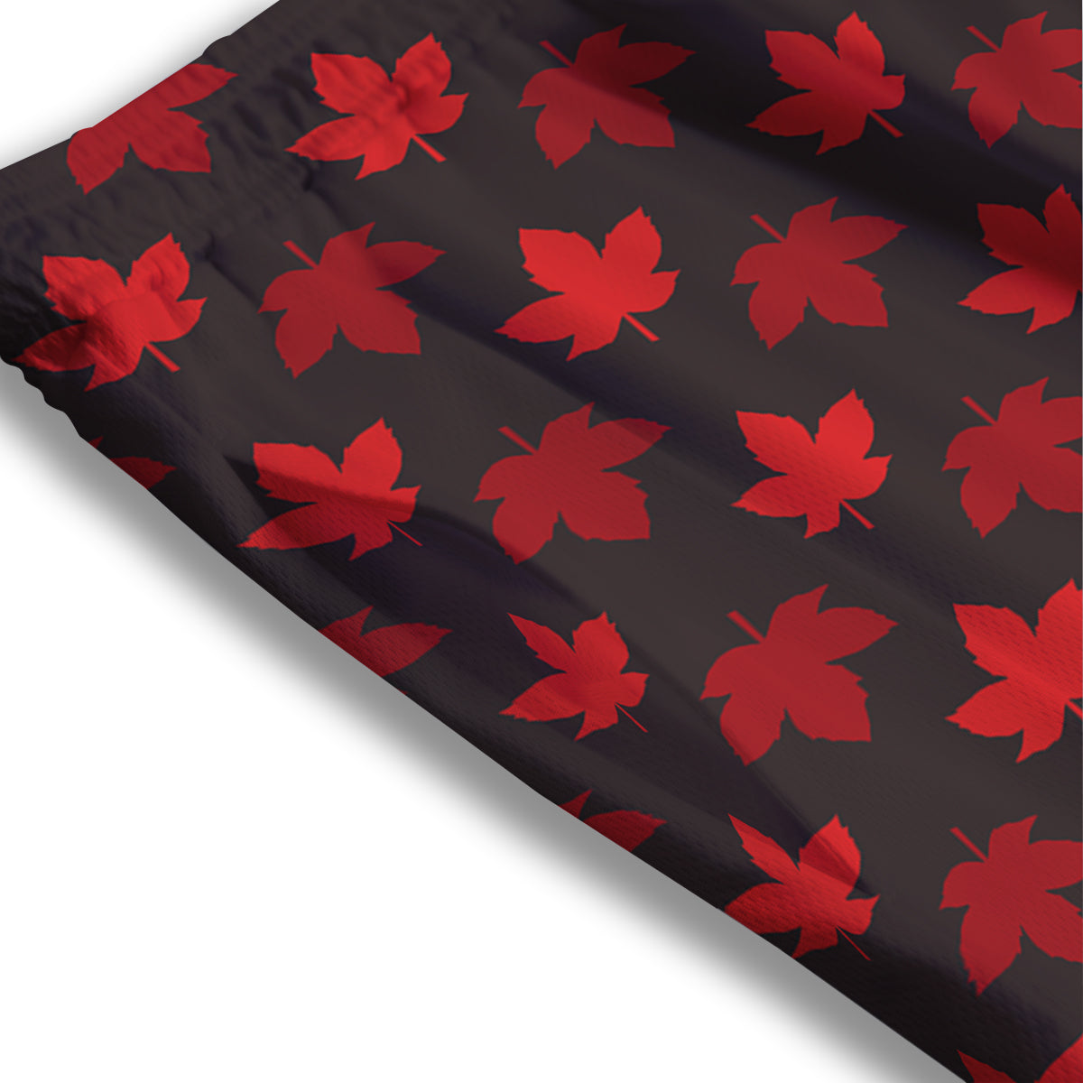 Moving Optical Illusion Green Red Wave Mesh Shorts