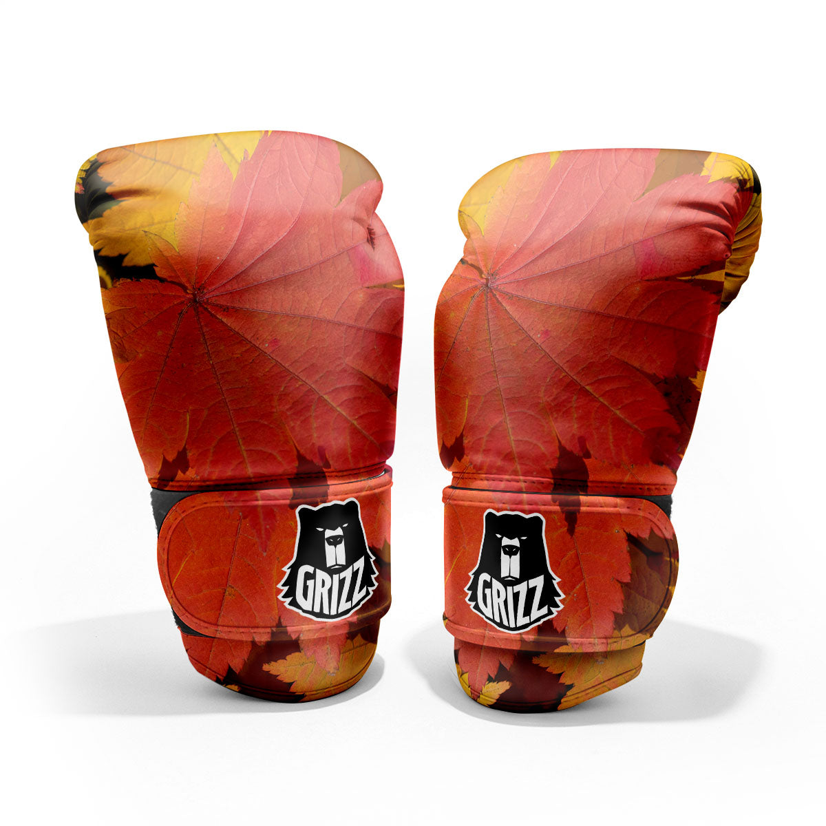 Maple Leaves Autumn Print Pro Boxing Glove