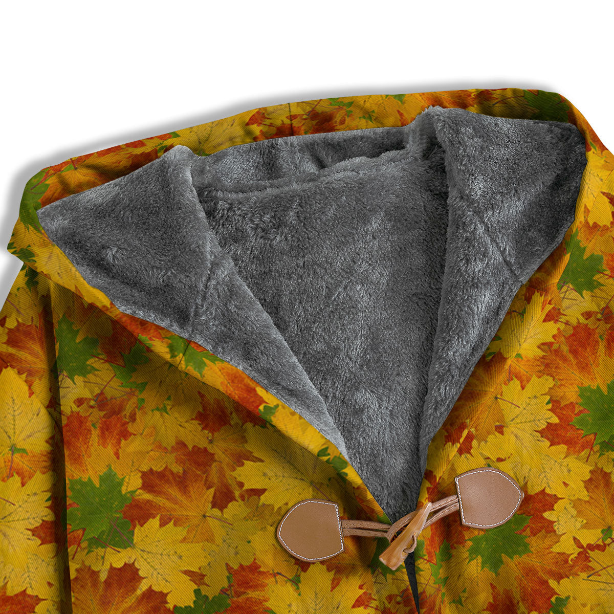 Maple Leaves Fall Autumn Print Men's Windbreaker Jacket-grizzshop