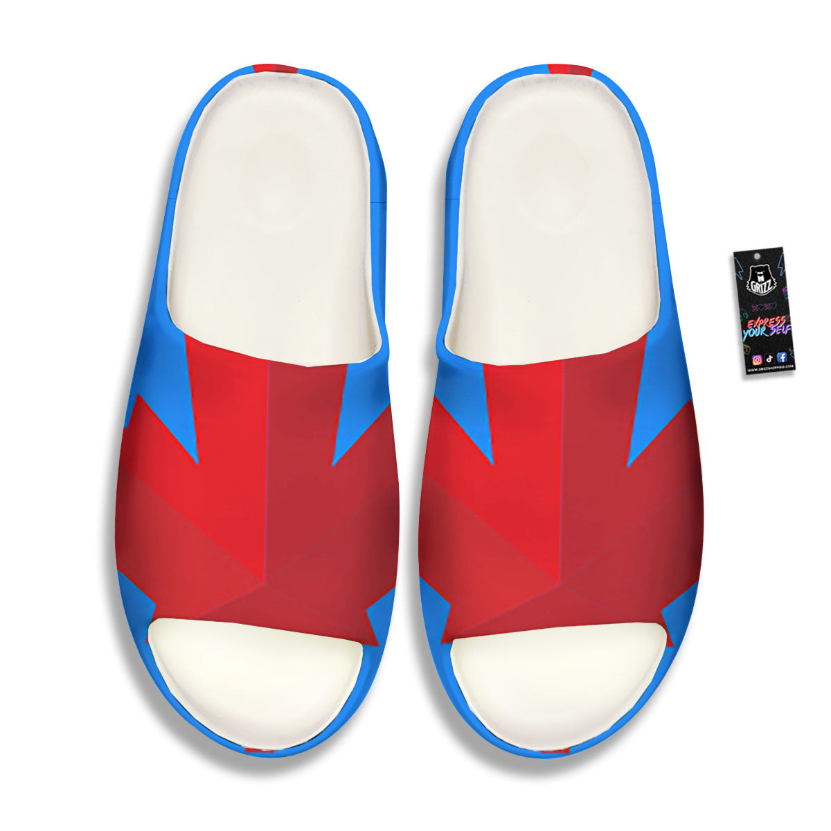 Maple Leaf Autumn Print Sandals-grizzshop