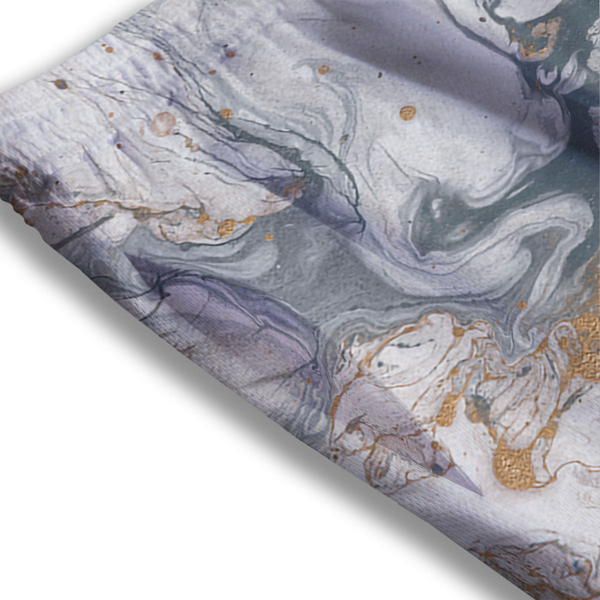 Marble Grey Bronze Print Mesh Shorts