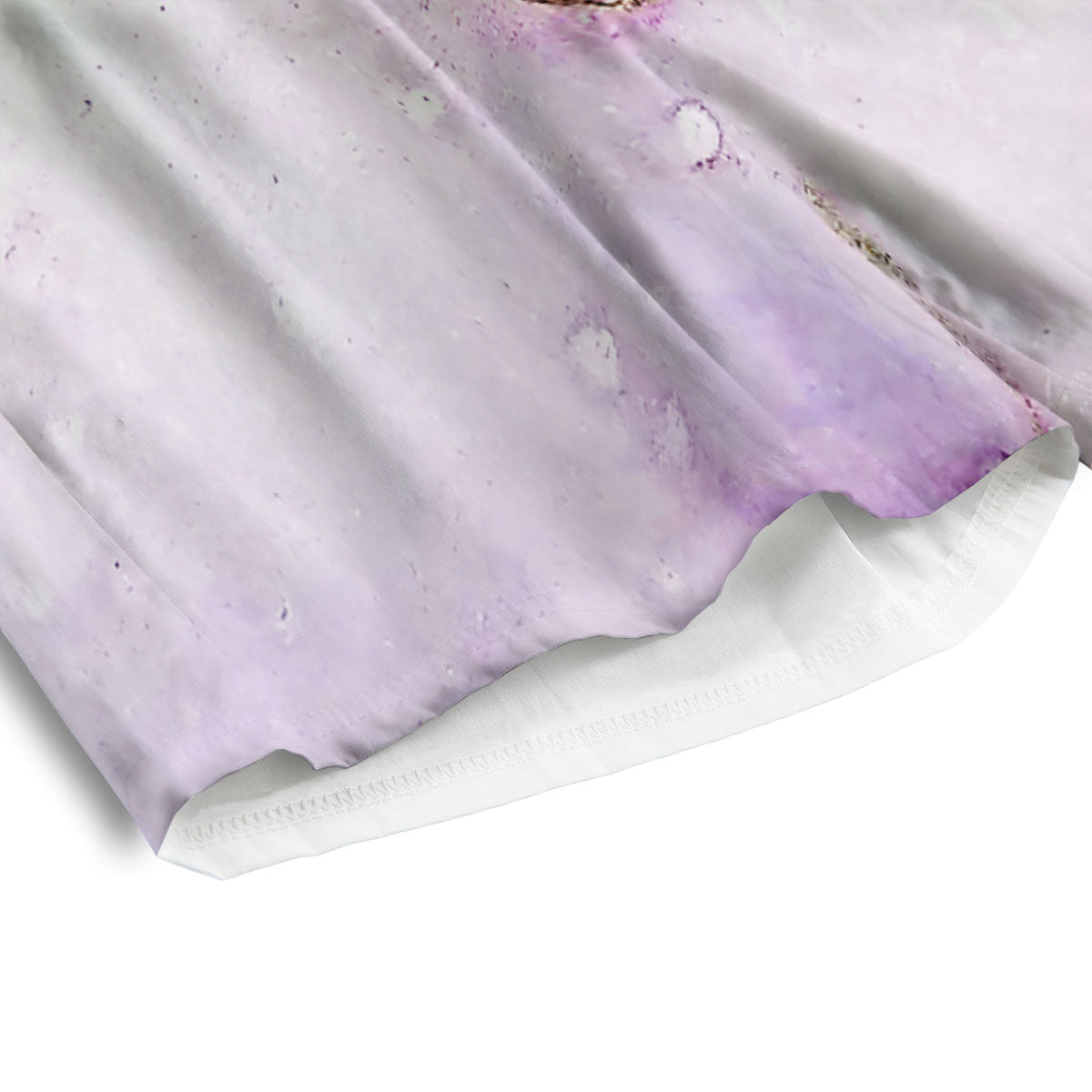 Marble Liquid Purple Print Pattern Men's Athletic Shorts