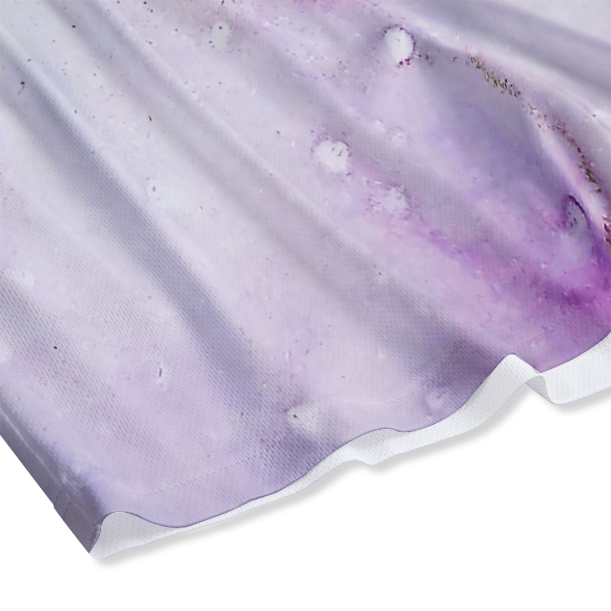 Marble Liquid Purple Print Pattern Mesh Shorts