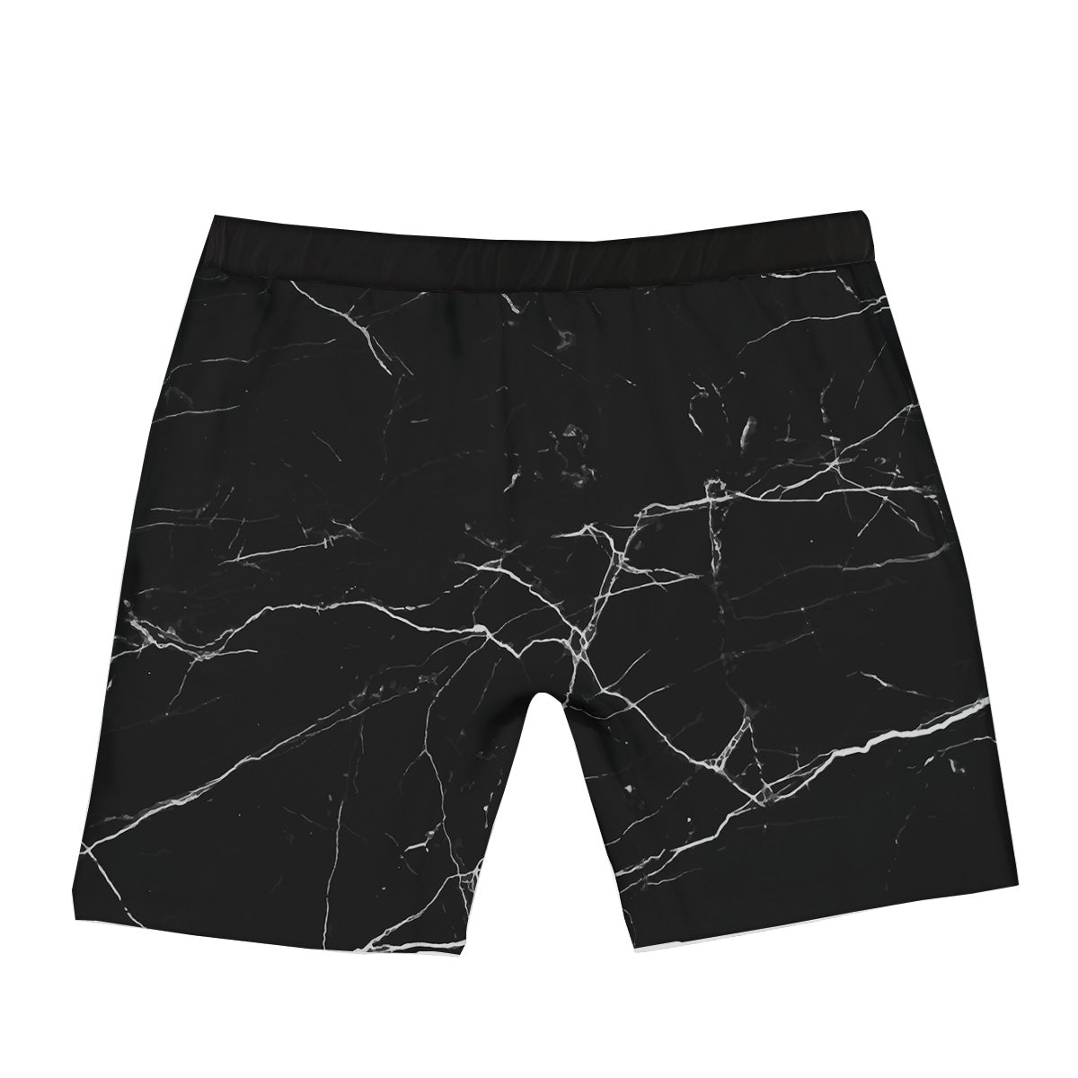 Marble Scratch Black White Print Boxer Briefs-grizzshop