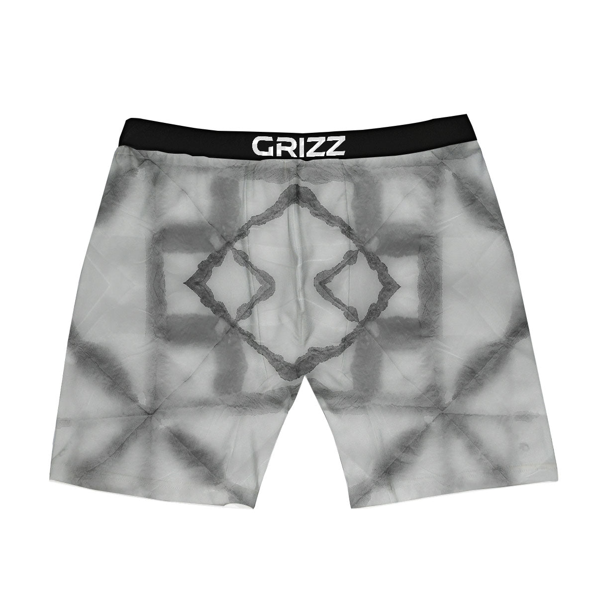 Marble Silver Grey Print Pattern Boxer Briefs-grizzshop