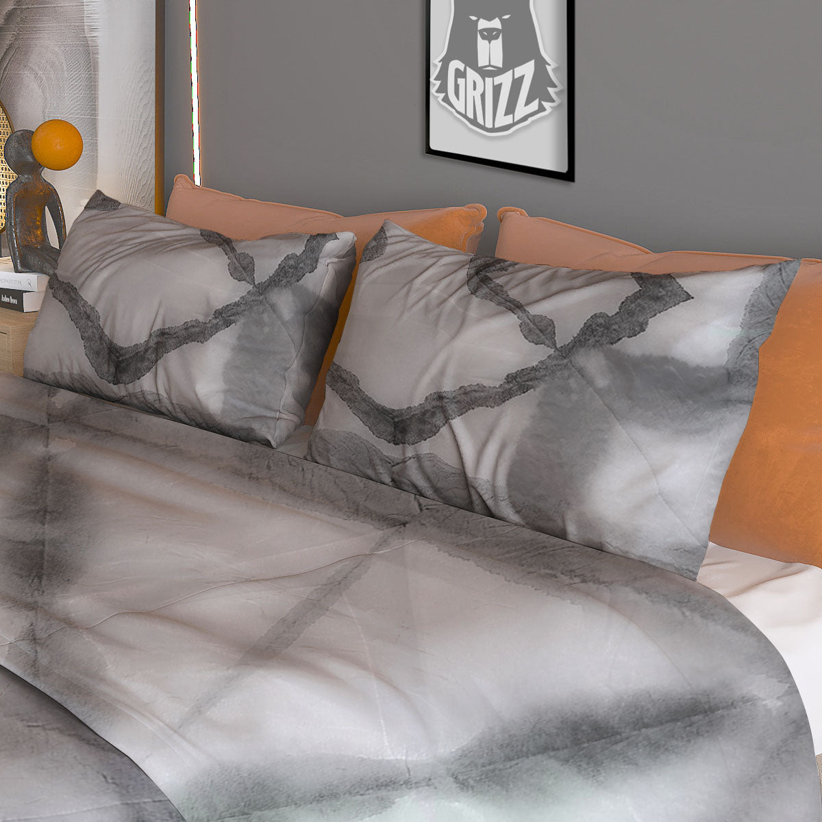 Mexican Serape Sugar Skull Print Pattern Duvet Cover Bedding Set