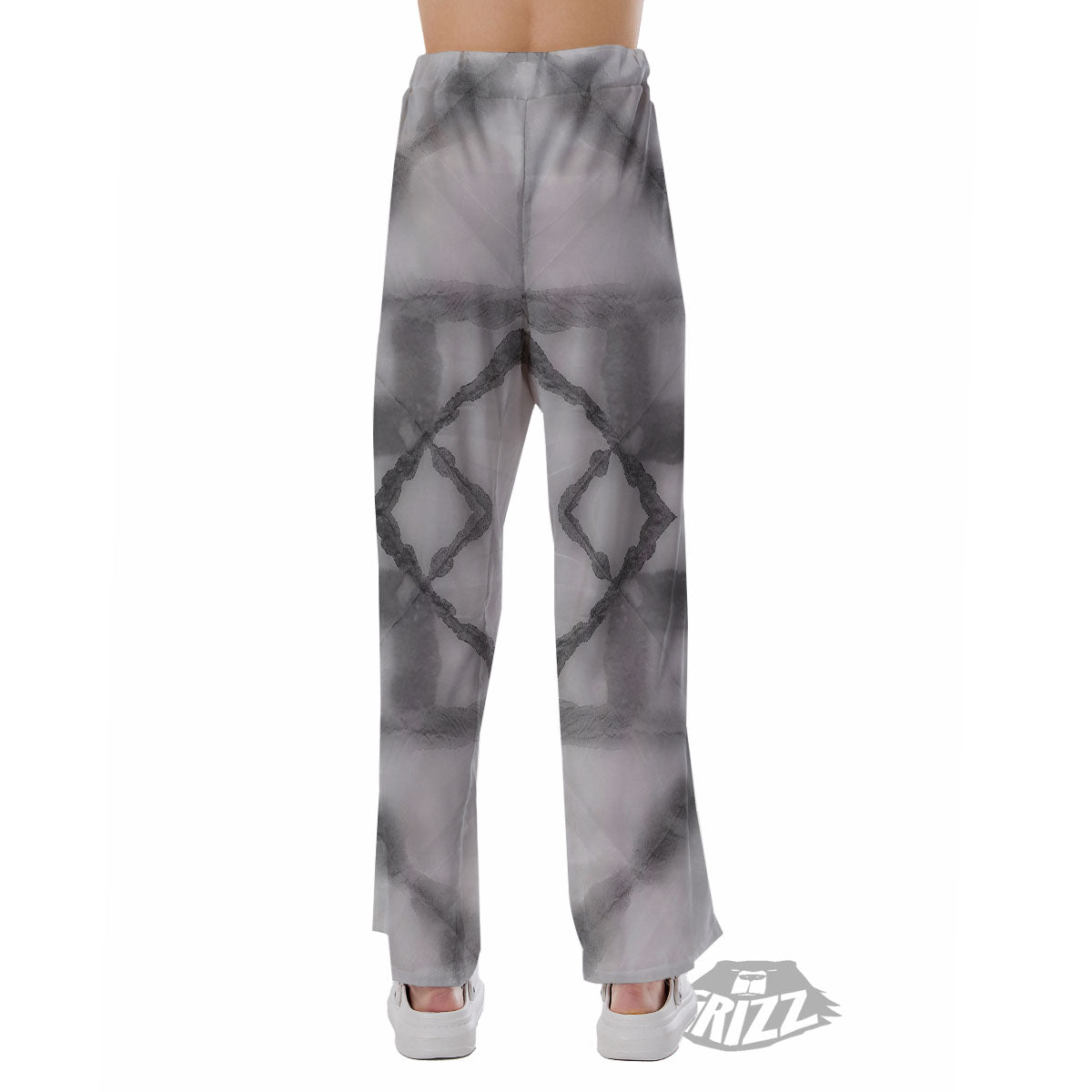 Marble Silver Grey Print Pattern Pajama Pants-grizzshop