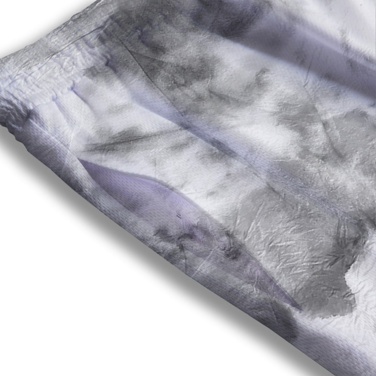 Lunar Phase Galaxy Print Mesh Shorts