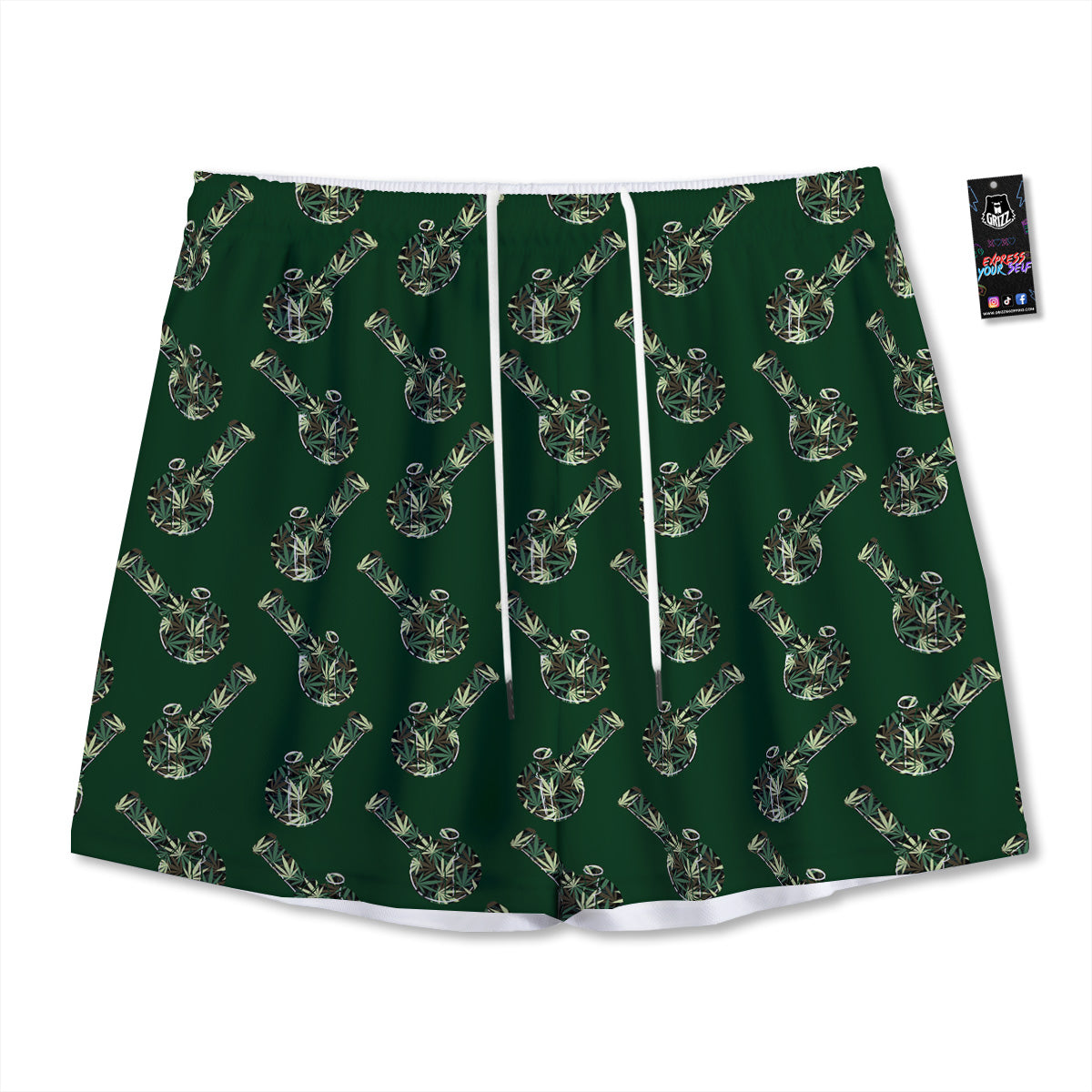Nurse Cute Cartoon Print Pattern Mesh Shorts