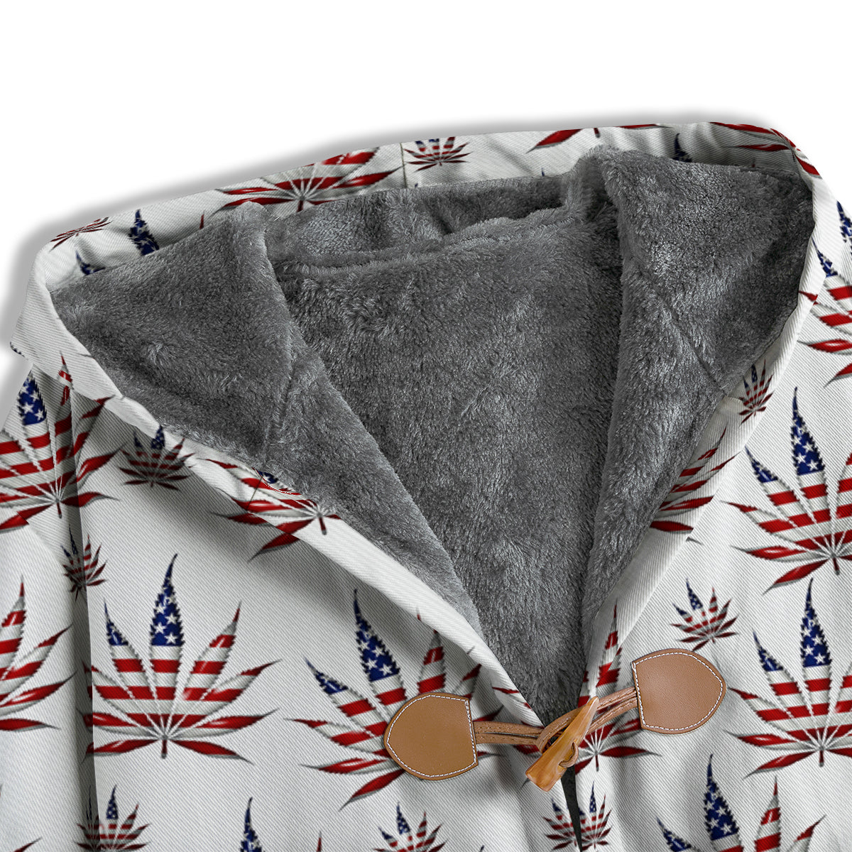Marijuana Leaf American Print Pattern Men's Windbreaker Jacket-grizzshop