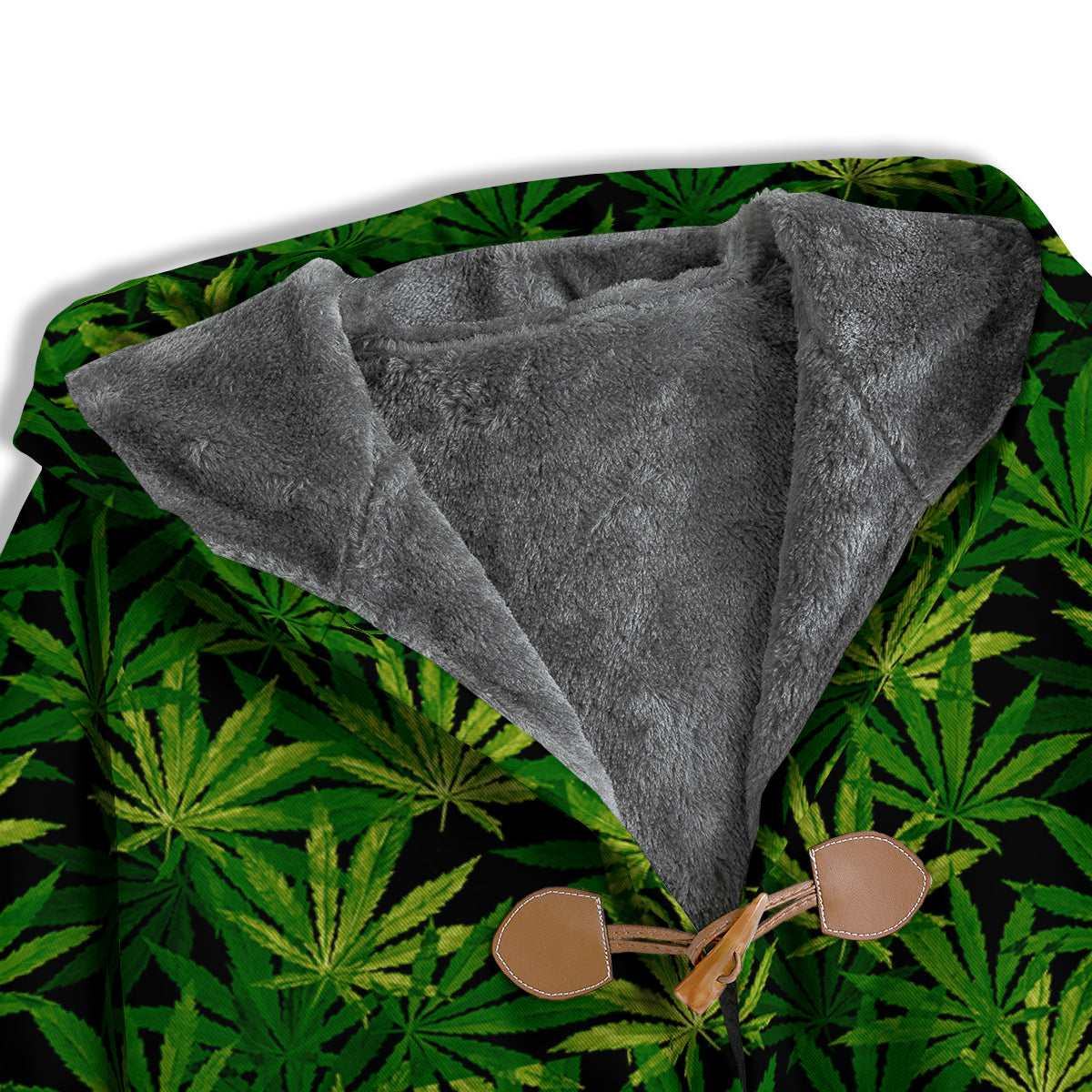 Marijuana Leaf Watercolor Print Pattern Men's Windbreaker Jacket-grizzshop