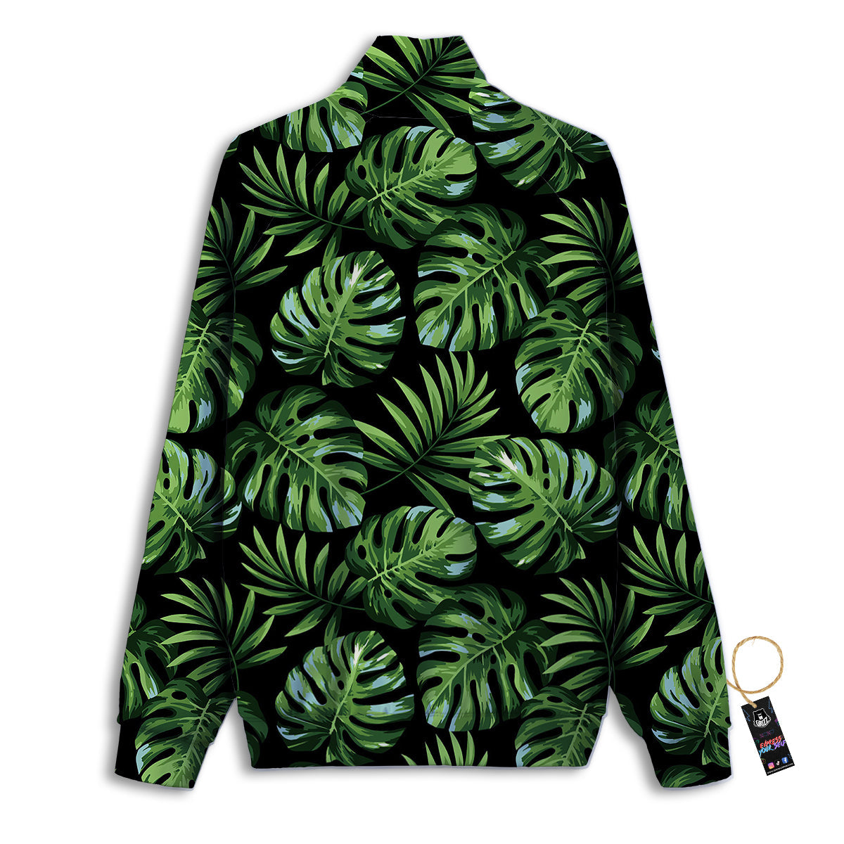 Marijuana Rasta Print Pattern Track Jacket-grizzshop