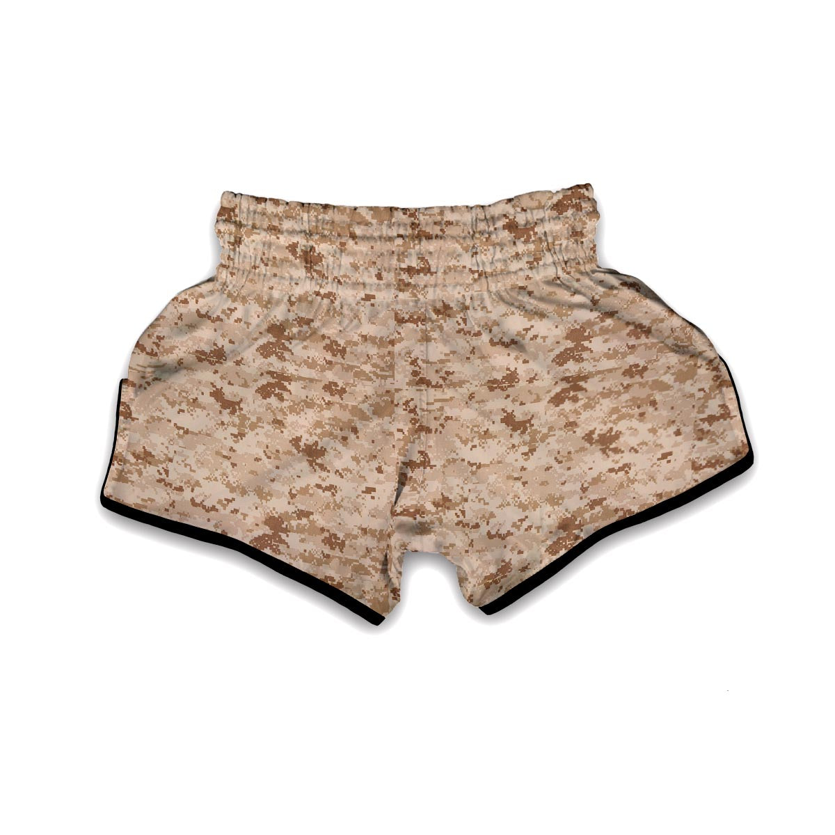 Marine Military Camouflage Camo Pattern Print Muay Thai Boxing Shorts-grizzshop