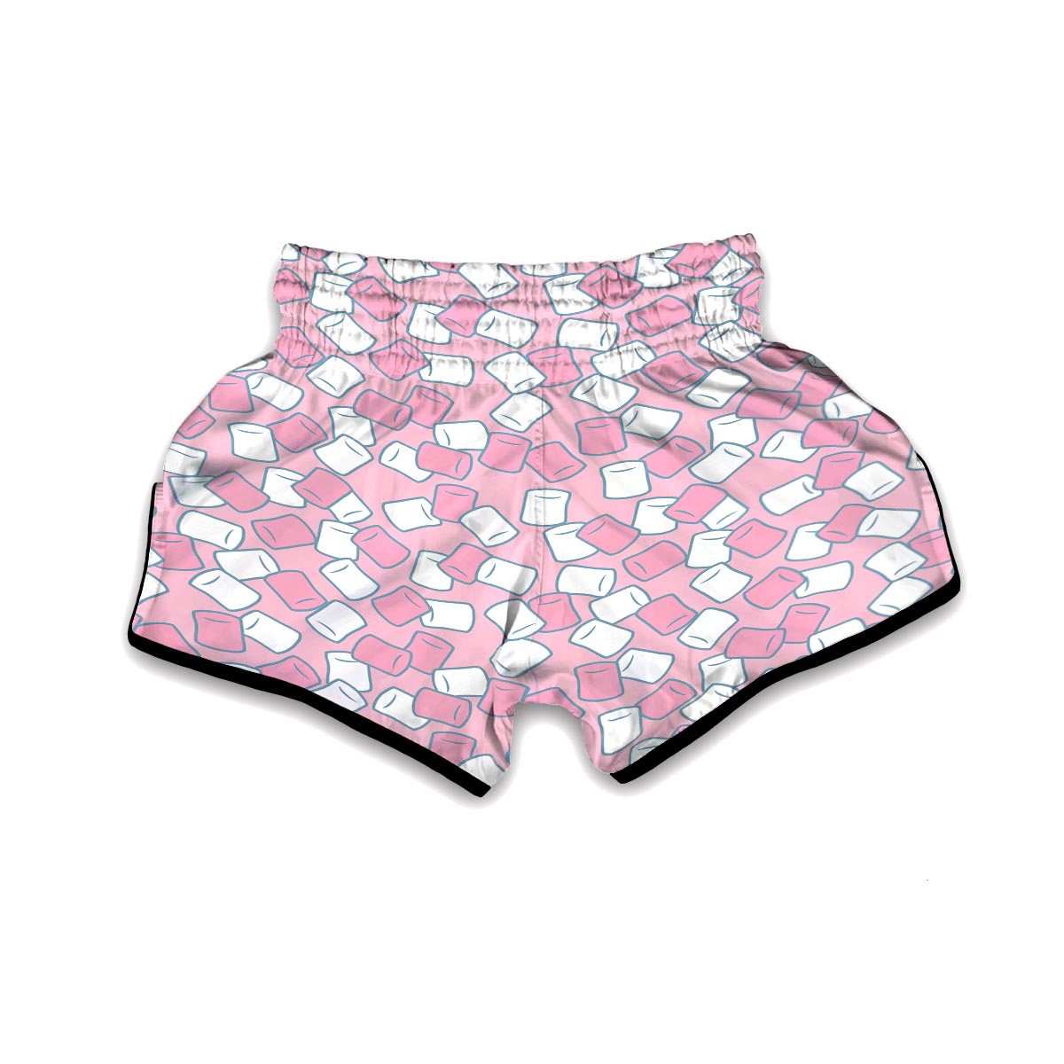 Marshmallow Colorful Print Pattern Muay Thai Boxing Shorts-grizzshop