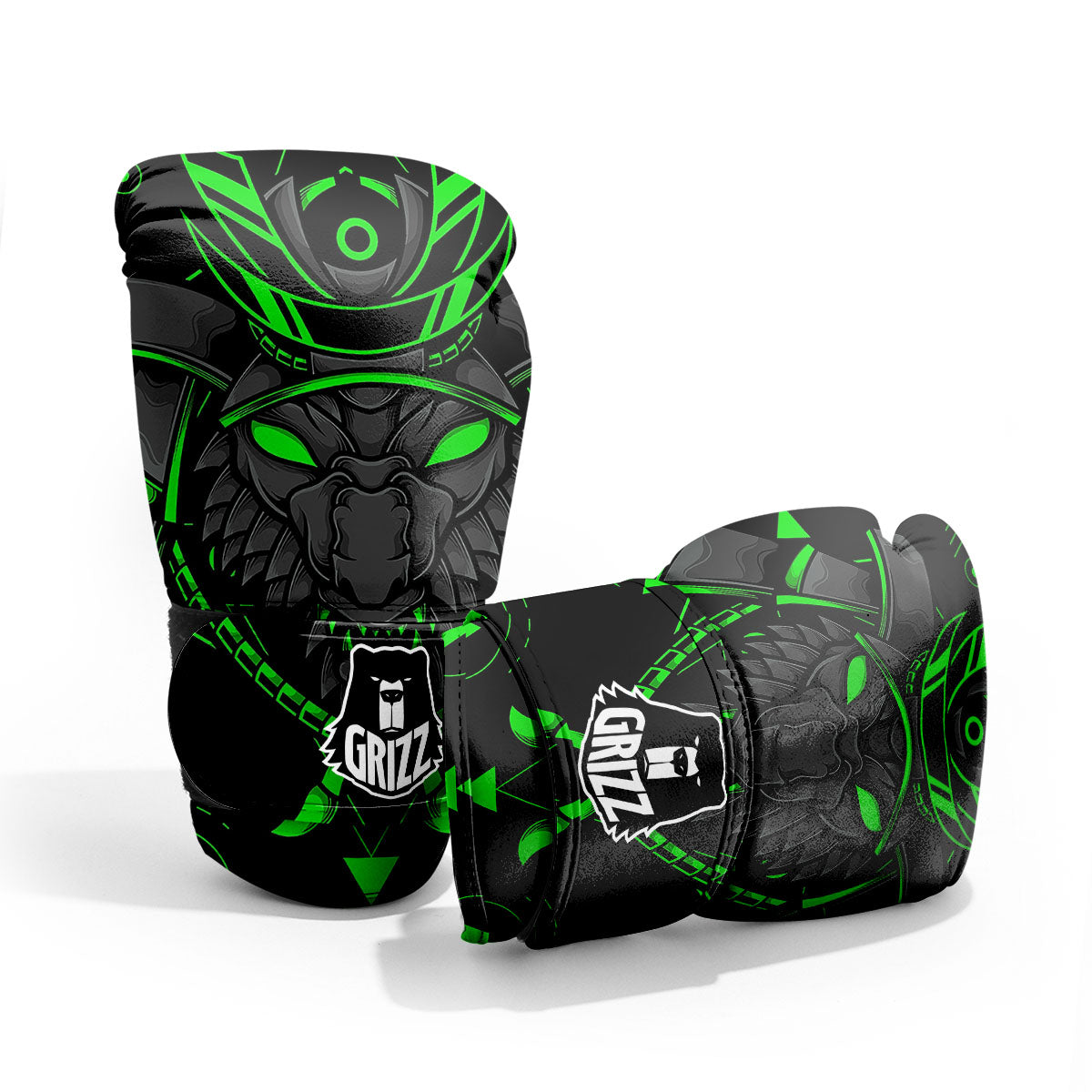 Mask Robot Samurai Print Pro Boxing Glove