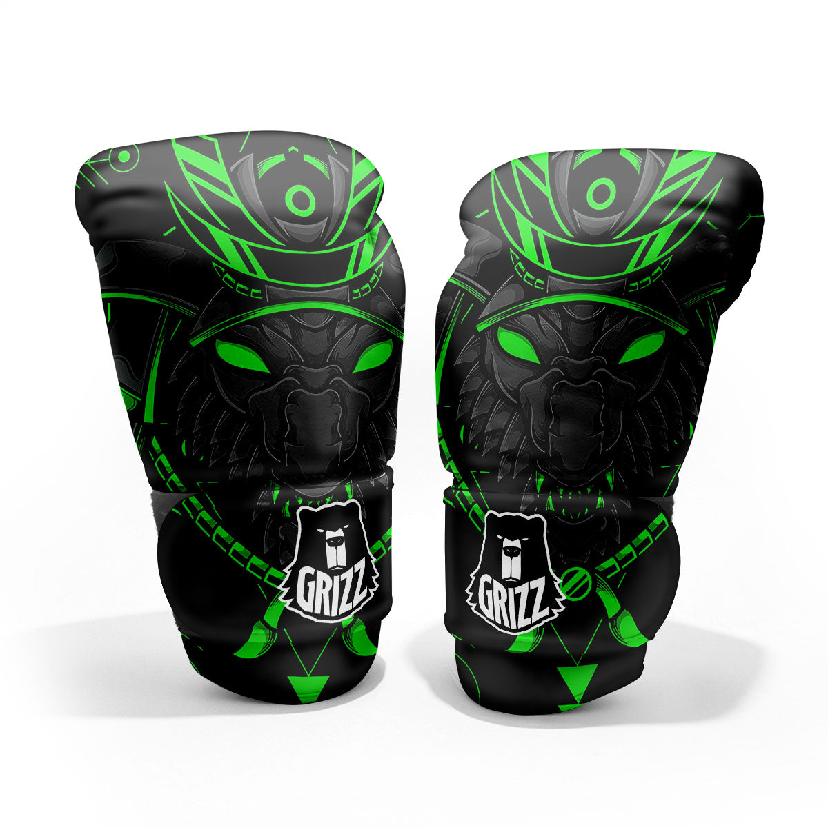 Mask Robot Samurai Print Pro Boxing Glove