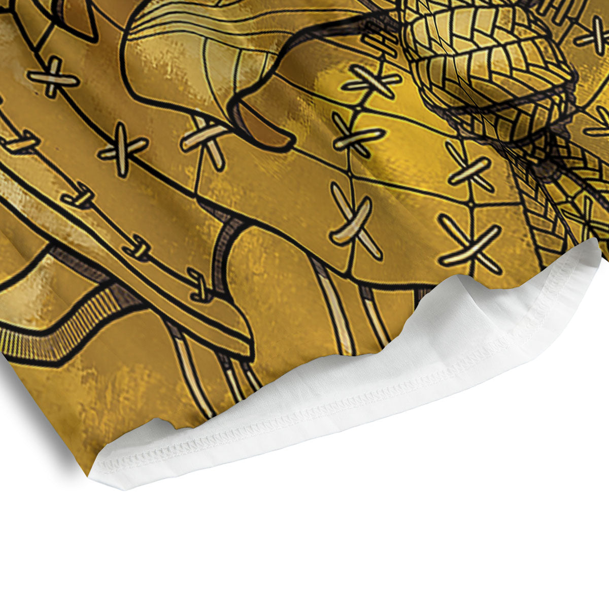 Paisley Elephant Hamsa Print Pattern Men's Athletic Shorts
