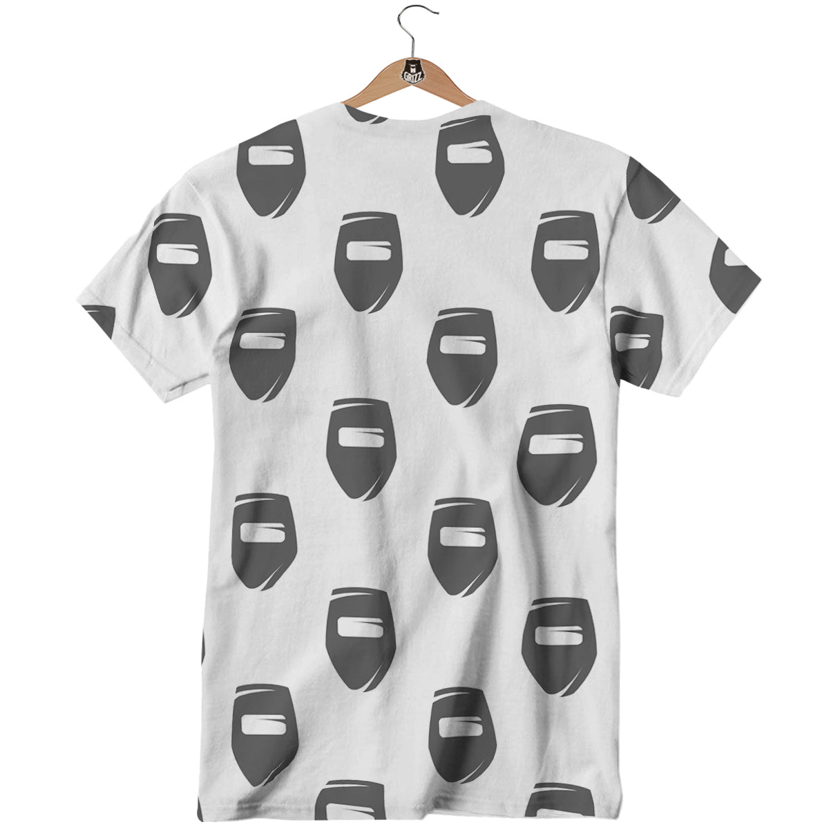 Mask Welding Print Pattern T-Shirt-grizzshop