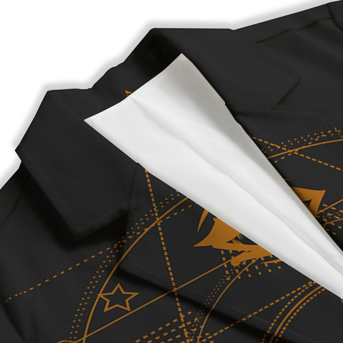 Masonic Eye Raven Print Women's Blazer-grizzshop