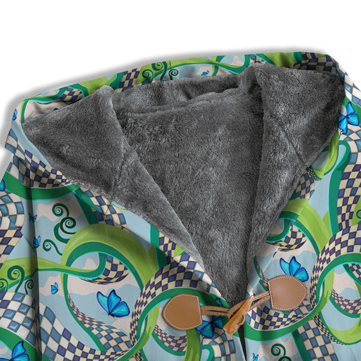 Maze Checkered Print Pattern Men's Windbreaker Jacket-grizzshop