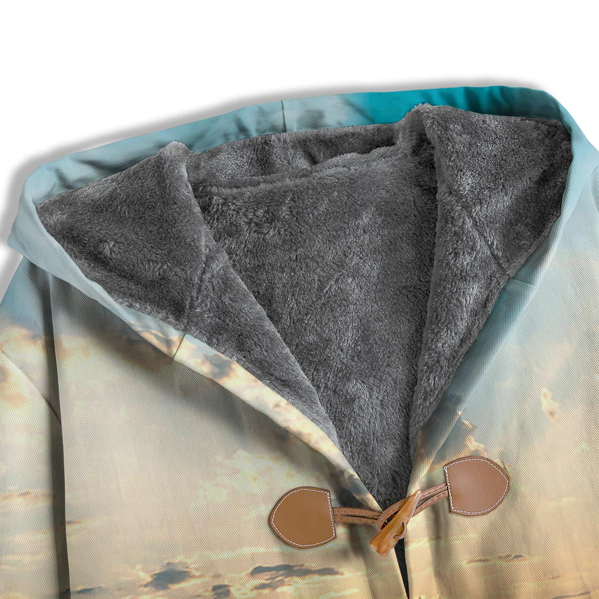 Meadow Sunrise Print Men's Windbreaker Jacket-grizzshop