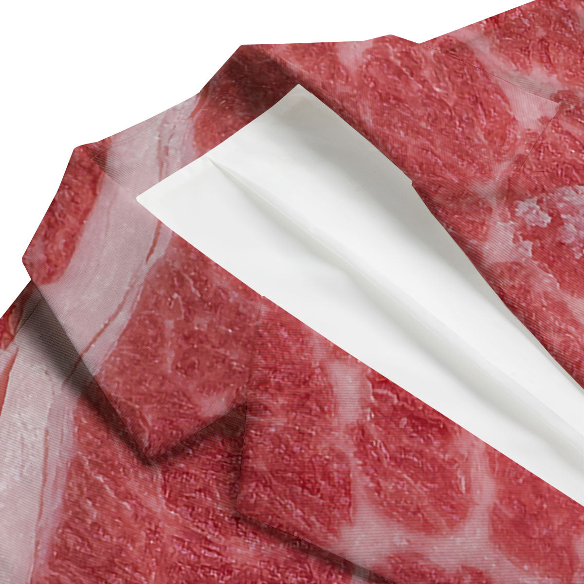 Meat Wagyu Beef Print Men's Blazer-grizzshop