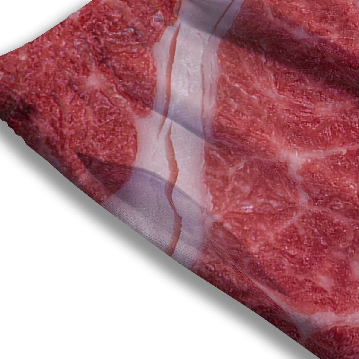 Meat Wagyu Beef Print Mesh Shorts
