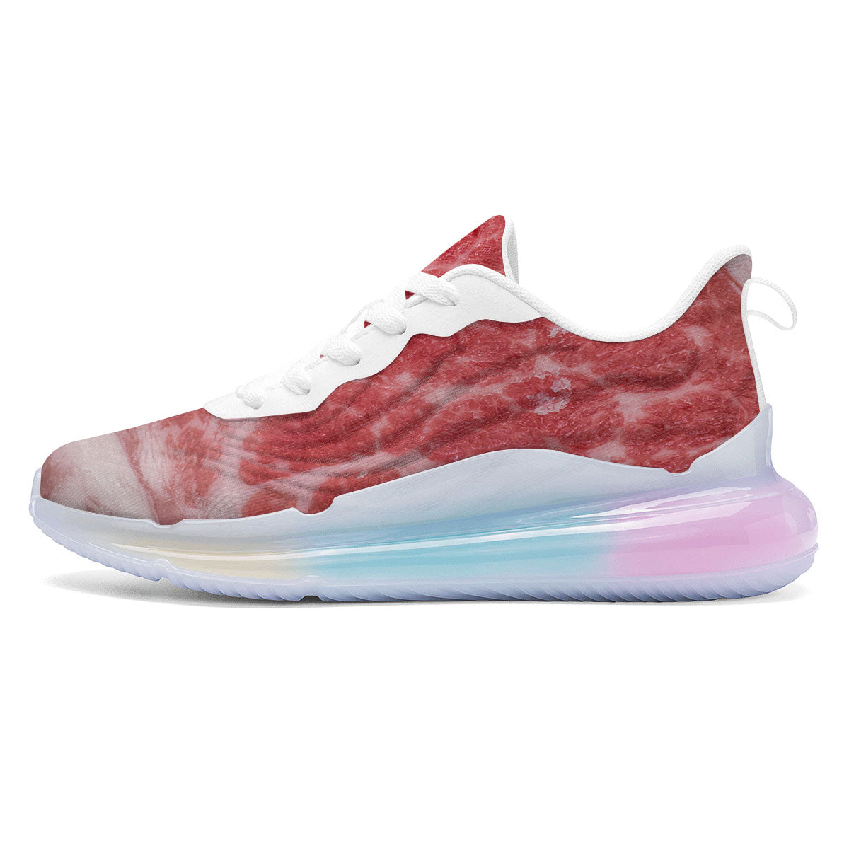 Meat Wagyu Beef Print Running Sneakers-grizzshop