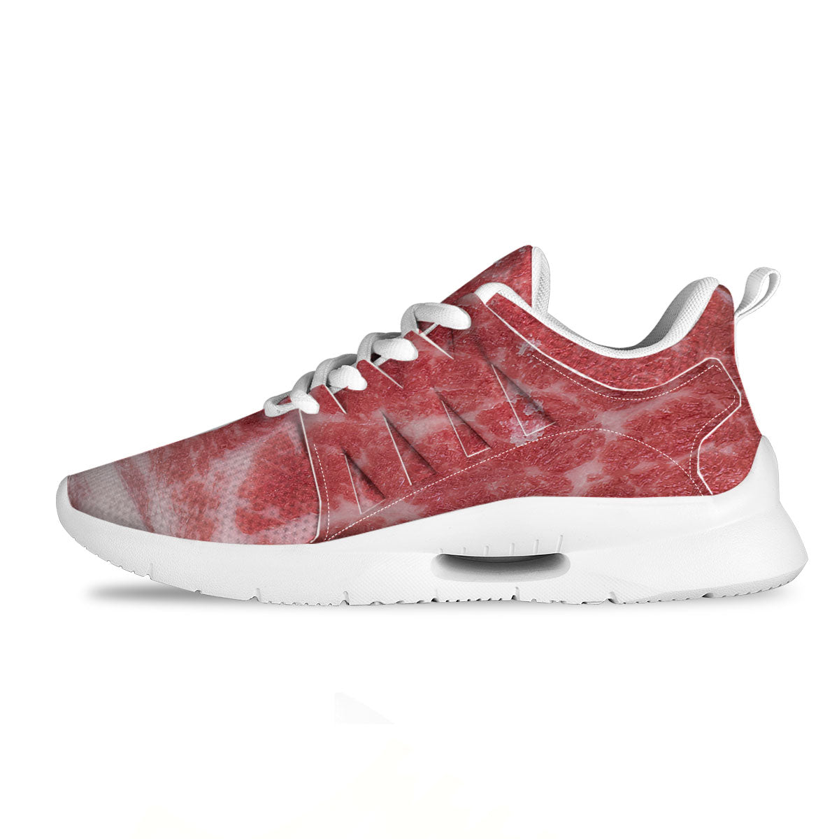 Meat Wagyu Beef Print Tennis Shoes-grizzshop
