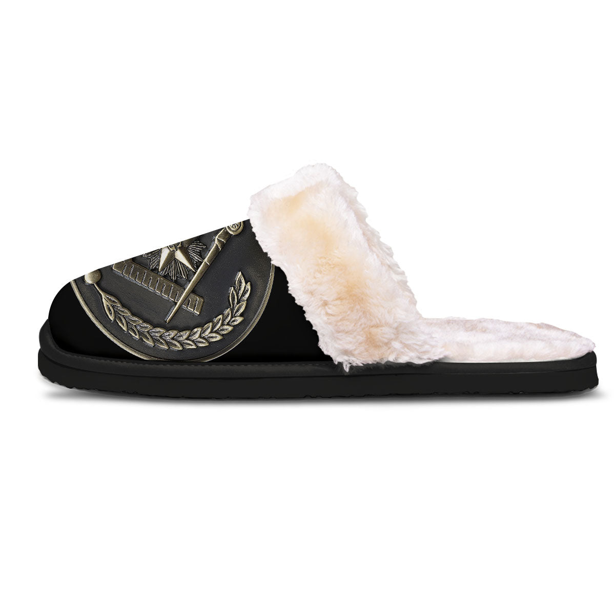 Medal Freemasonry Print Slippers-grizzshop