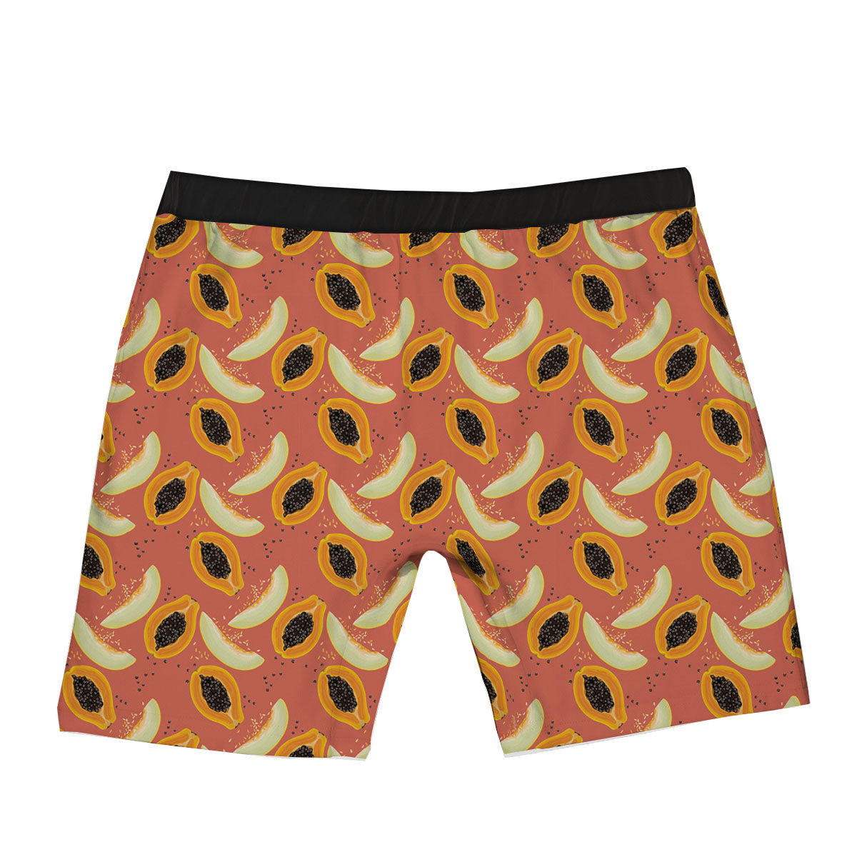 Melon And Papaya Print Pattern Boxer Briefs-grizzshop