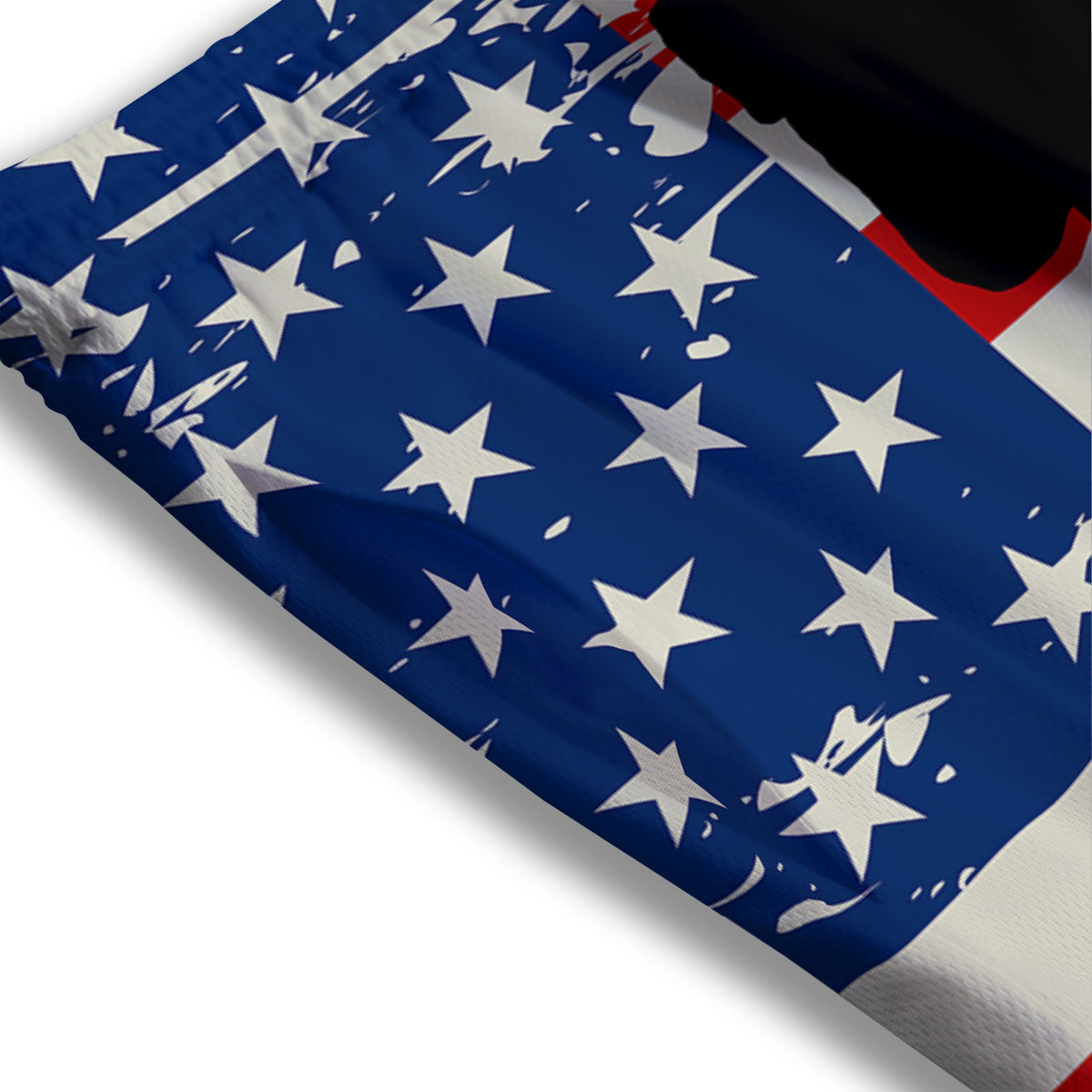 National Texas Flag Print Mesh Shorts