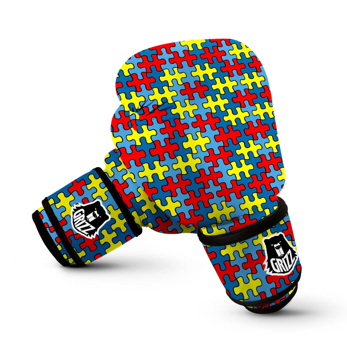 Merchandise Autism Awareness Boxing Gloves-grizzshop