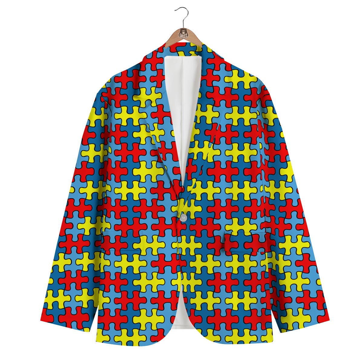 Merchandise Autism Awareness Men's Blazer-grizzshop