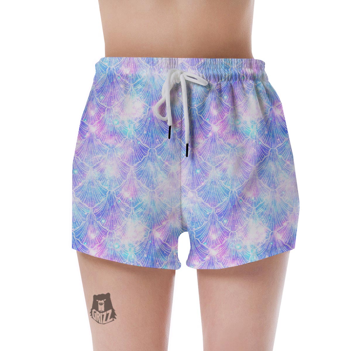 Mermaid Galaxy Space Women's Shorts-grizzshop