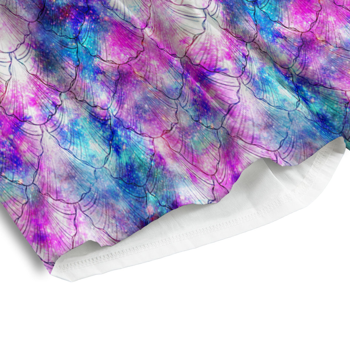 Palm Leave Night Tropical Print Pattern Men's Athletic Shorts