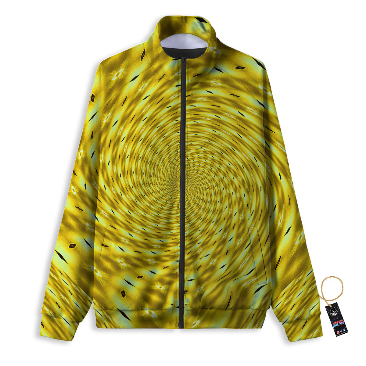 Mermaid Scales Sea Blue Print Pattern Track Jacket-grizzshop