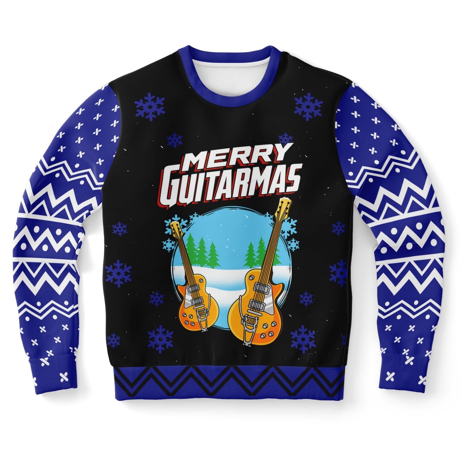 Merry Guitarmas Ugly Christmas Sweater-grizzshop