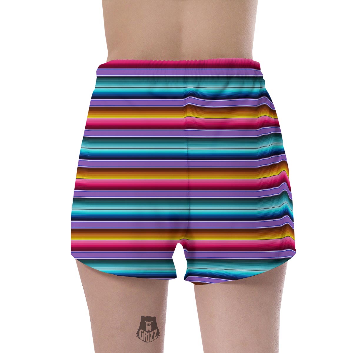 Mexican Baja Serape Women's Shorts-grizzshop