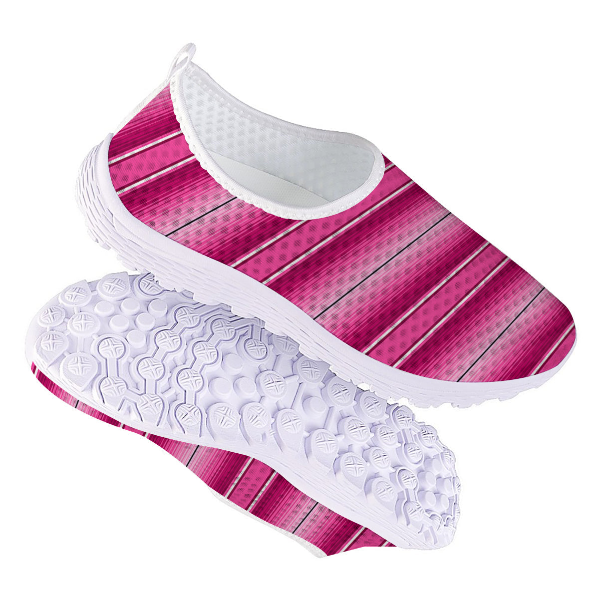 Mexican Serape Pink Print Nurse Shoes-grizzshop