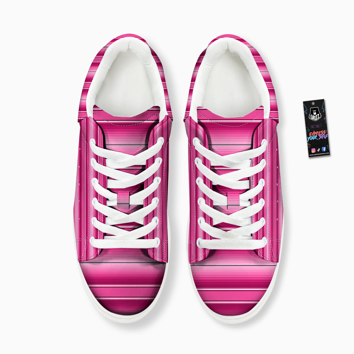 Mexican Serape Pink Print Platform Shoes-grizzshop