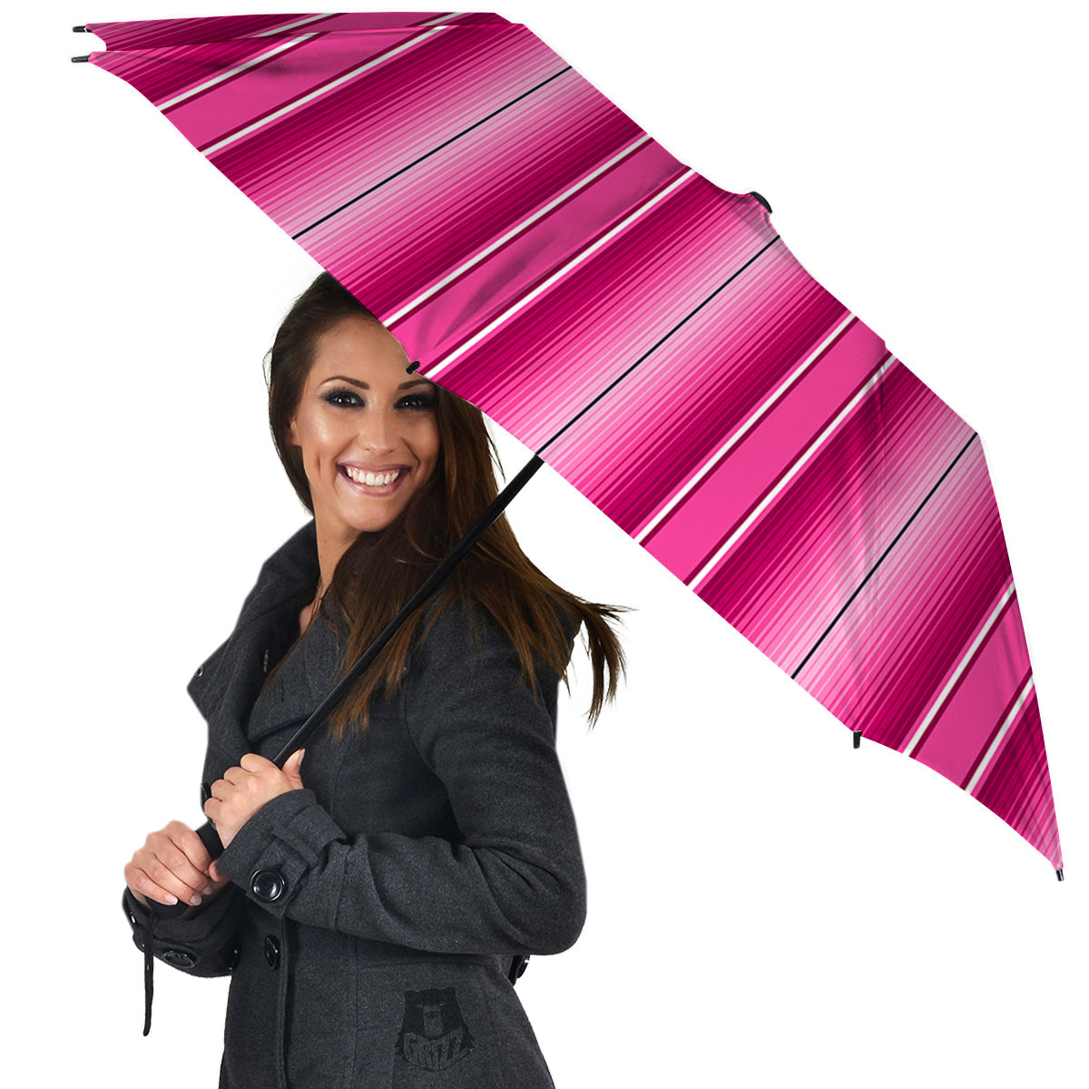 Mexican Serape Pink Print Umbrella-grizzshop